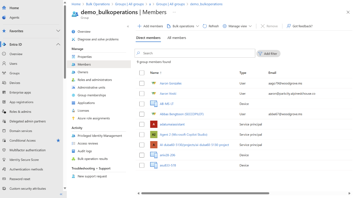 Screenshot der Registerkarte 