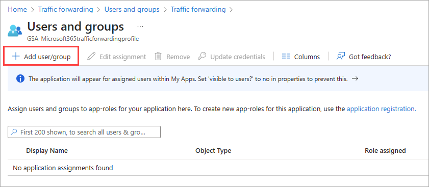 Screenshot der Seite „Benutzer und Gruppen“ mit hervorgehobener Schaltfläche „Benutzer/Gruppe hinzufügen“.