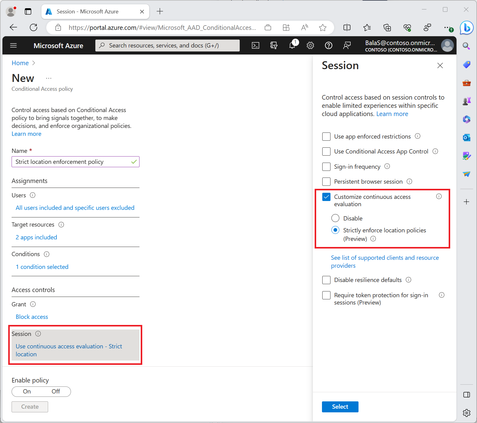 Strikte Standorterzwingung bei fortlaufender Zugriffsauswertung in  Microsoft Entra ID - Microsoft Entra ID | Microsoft Learn