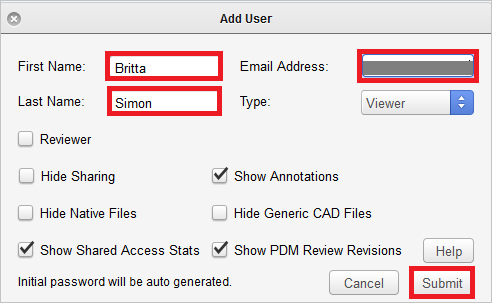 Erstellen eines Flatter Files-Benutzers