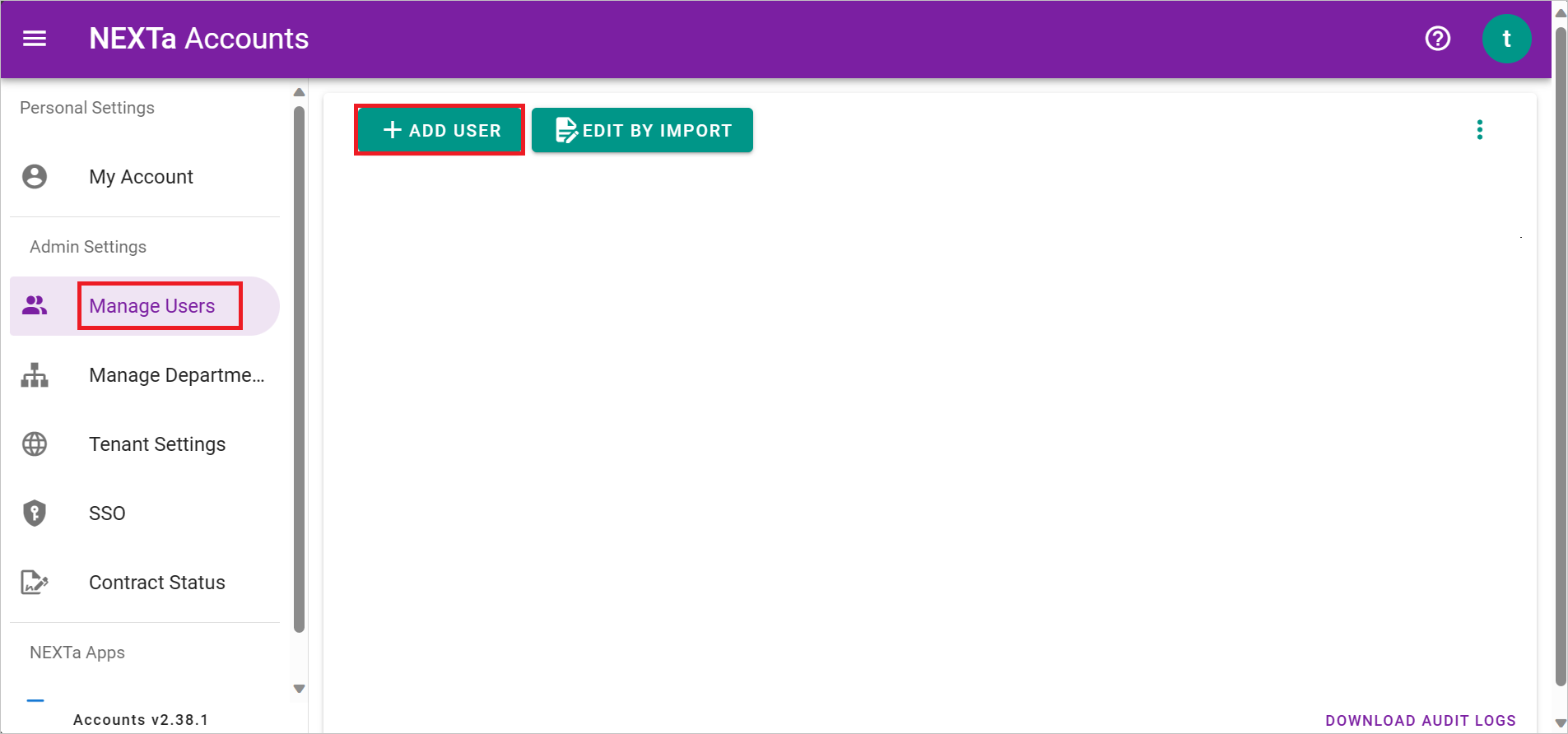 Screenshot zeigt, wie neuer Benutzer hinzugefügt wird.