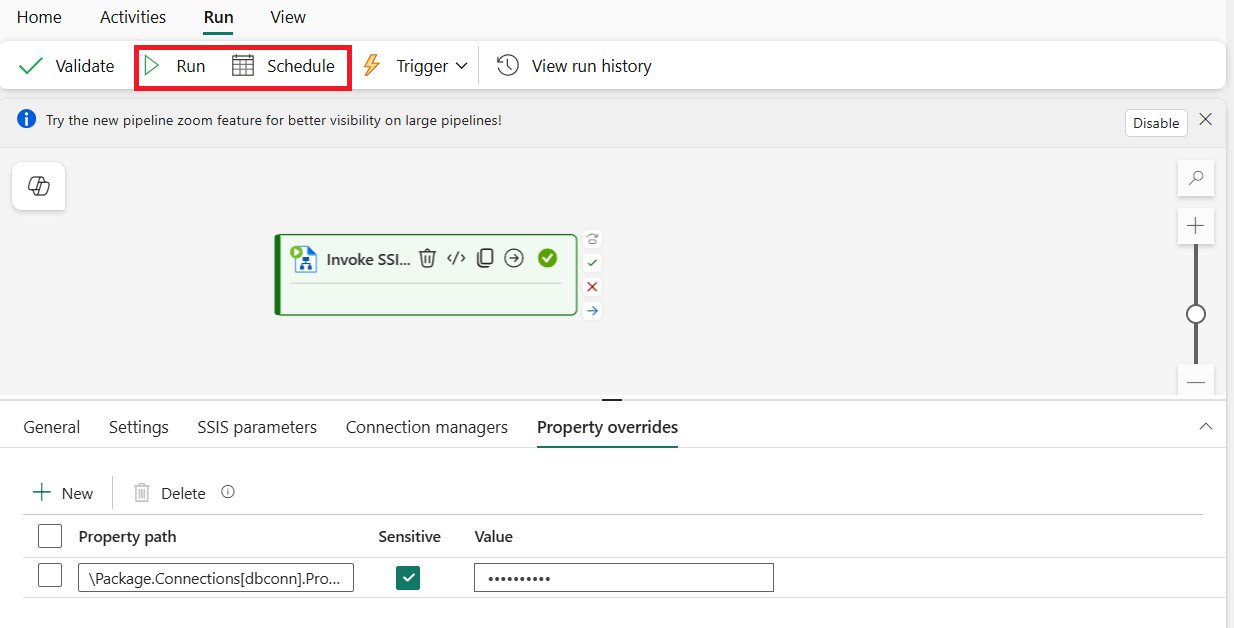 Screenshot der Registerkarte 