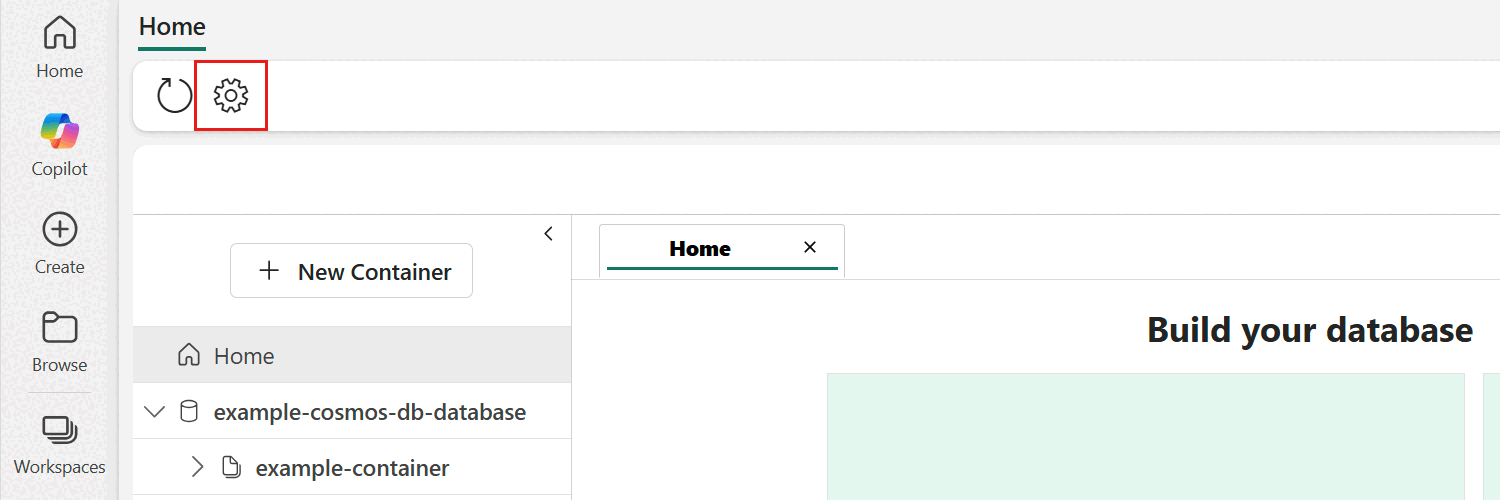 Screenshot der Menüleistenoption 