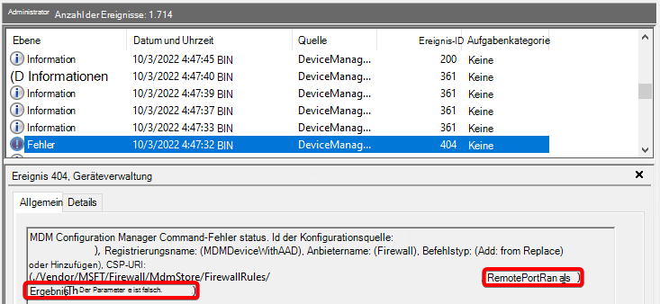 RemotePortRangesFailure