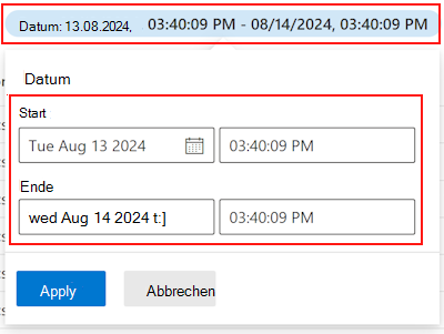 Filtern Sie Überwachungsprotokolle nach Datum in Microsoft Intune und Intune Admin Center.