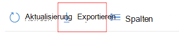 Exportieren Sie Protokolldaten nach Azure Monitor, indem Sie dateneinstellungen exportieren in Microsoft Intune und Intune Admin Center auswählen.