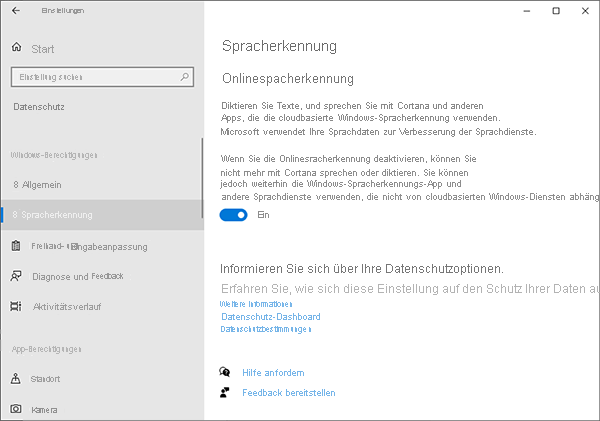 Screenshot of Testing the intent recognition.