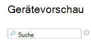 Screenshot: Suchen nach Geräten beim Erstellen eines Filters in Microsoft Intune