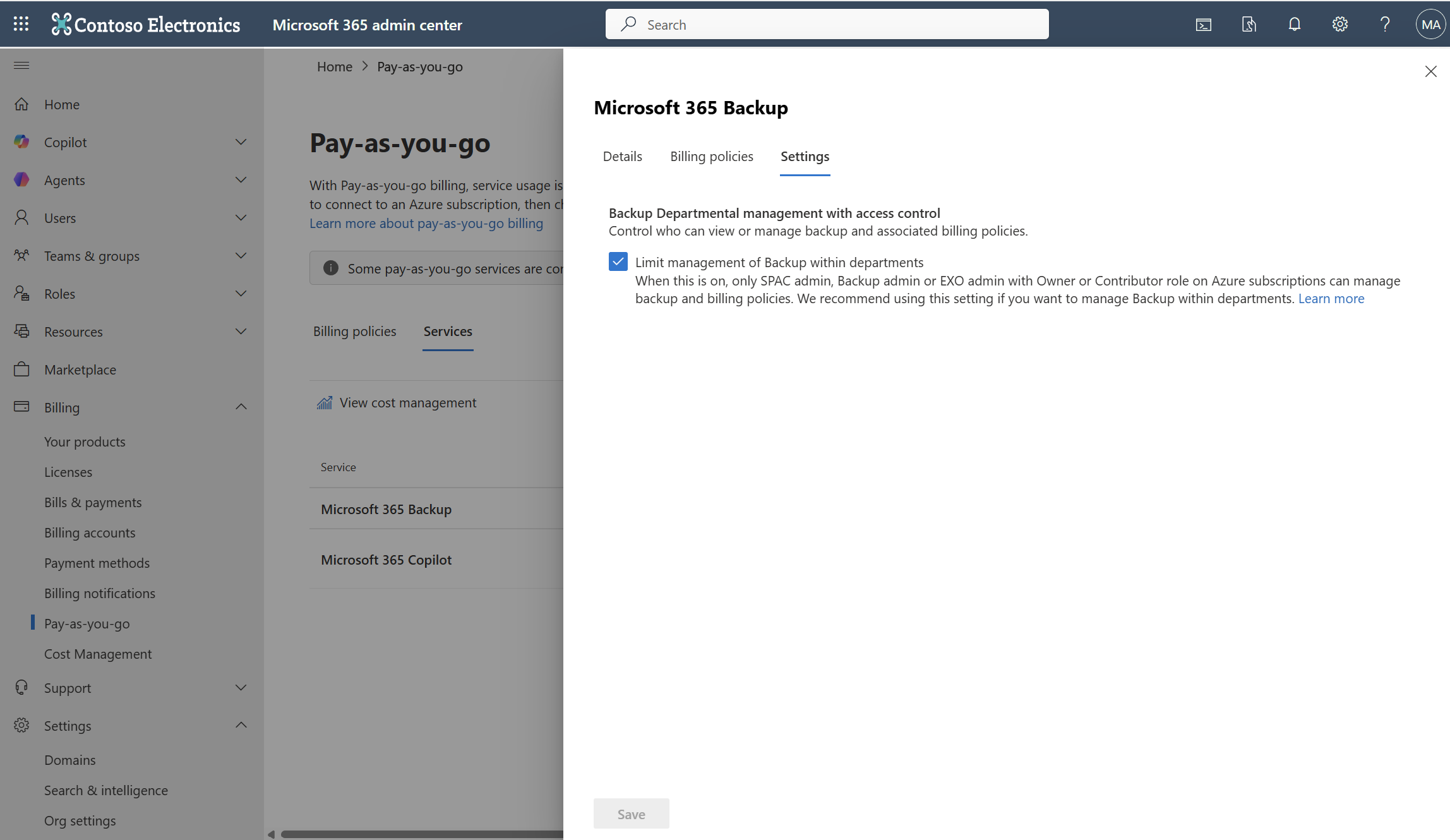 Screenshot der Registerkarte 