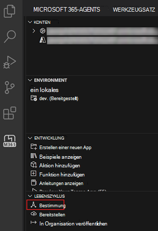 Screenshot der Option 