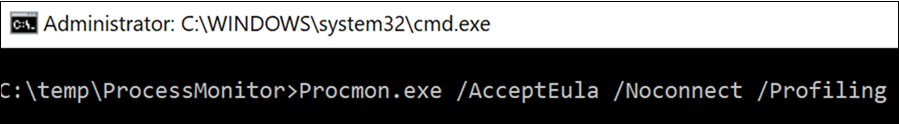 Der cmd-Procmon