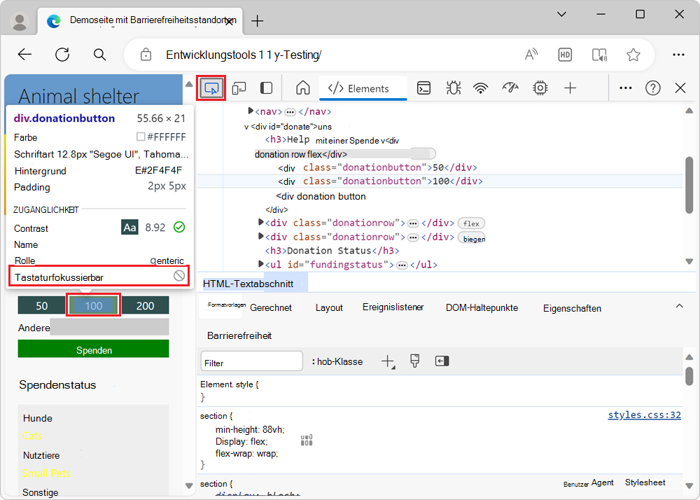 Wenn Sie mit dem Tool 