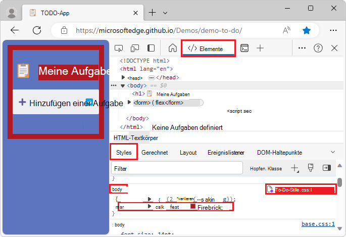 Dauerhaftes Ändern der Webseitenformatvorlagen durch Bearbeiten einer Datei im Ordner 