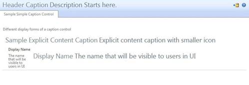 UocCaptionControl-Steuerelement