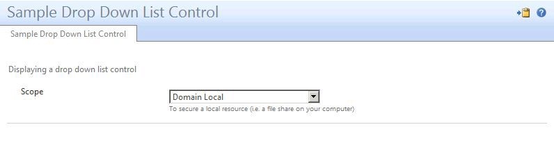 UocDropDownList-Steuerelement