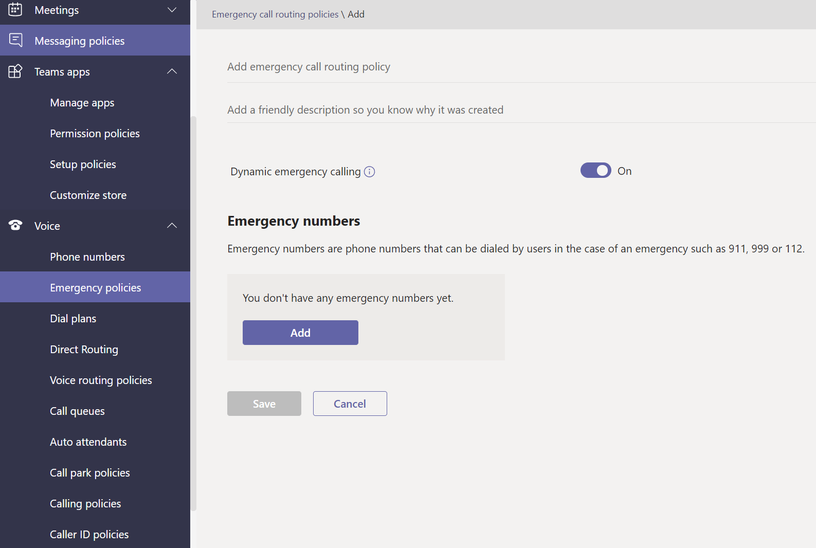 Verwalten von VoIP und Anrufrichtlinien in Teams Microsoft Teams