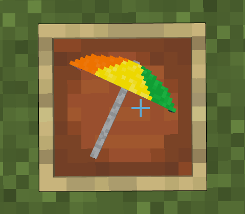 Image of a transformed umbrella in an item frame