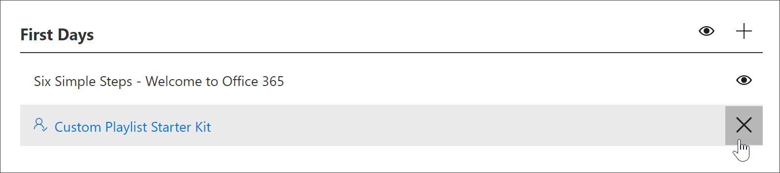 Wiedergabeliste löschen