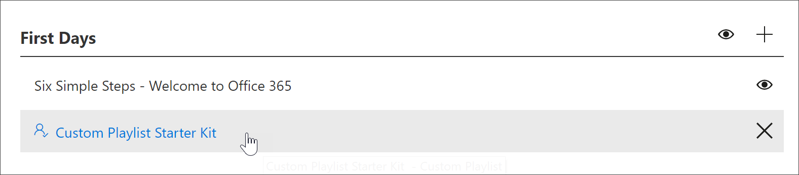 Wiedergabeliste bearbeiten