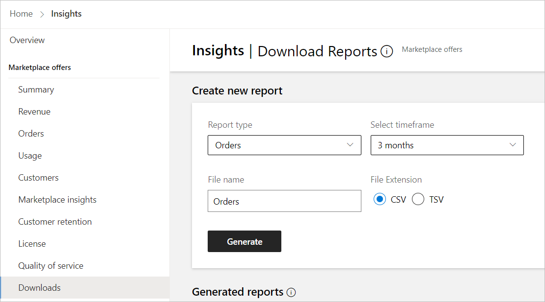 Screenshot der Downloadberichte.