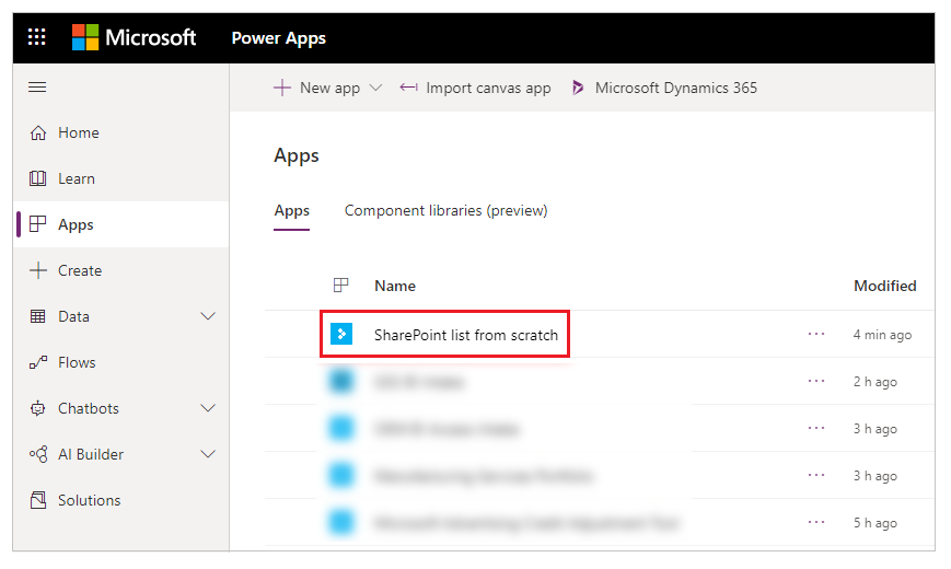 Ausführen der App Führen Sie die App aus.
