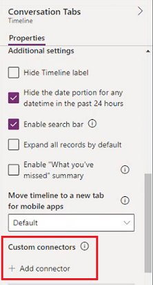 Fügen Sie einen benutzerdefinierten Connector hinzu.