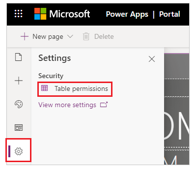 Tabellenberechtigungen Tabellenberechtigungen