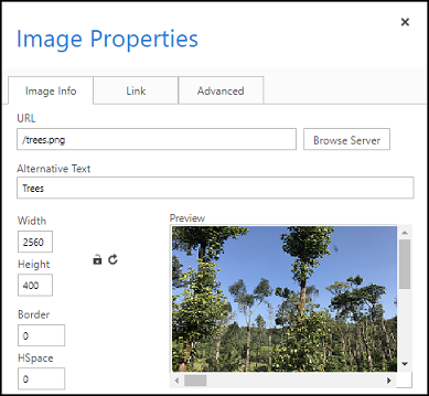 Bild mithilfe dem Portalinhaltseditor einfügen Bild mithilfe des Portalinhaltseditors einfügen