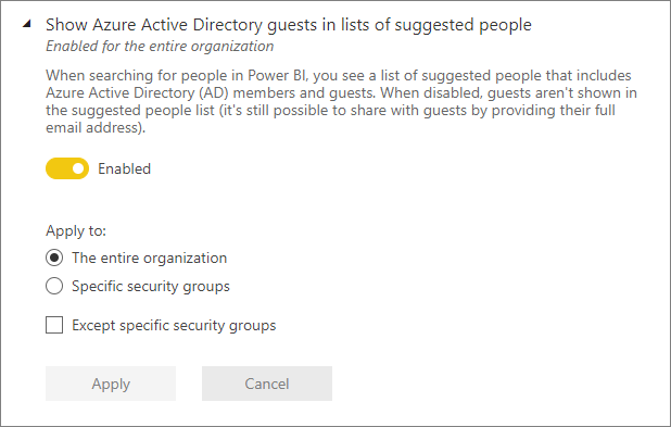 Azure Active Directory-Gäste in Listen mit vorgeschlagenen Personen anzeigen