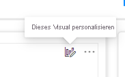 Screenshot showing Personalize this visual icon.