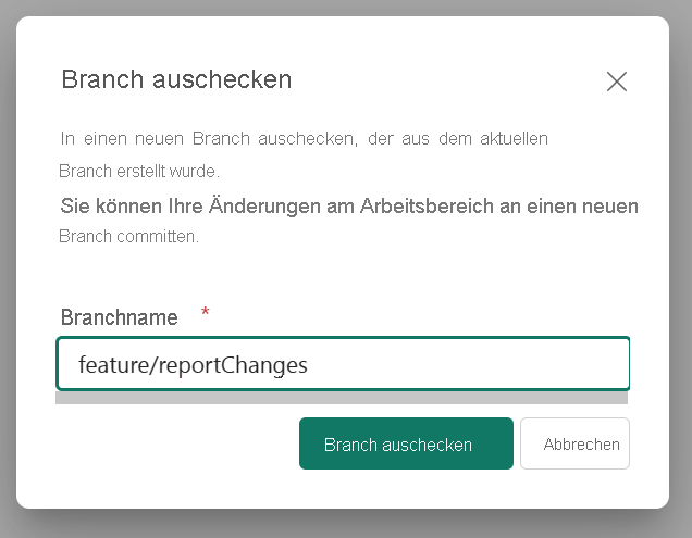Screenshot showing how to checkout a new branch.