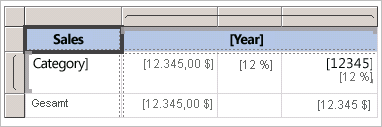 Screenshot of expression sample values.
