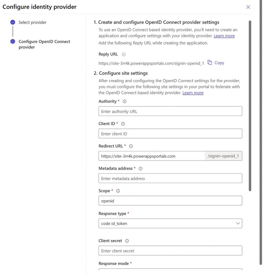 Einen Openid Connect Anbieter F R Power Pages Mit Azure Ad Konfigurieren Microsoft Learn