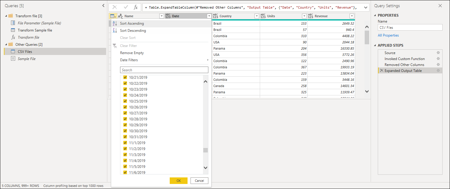 Power Query Functions