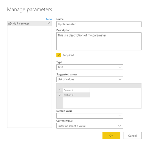 Convert List To Parameter Power Query