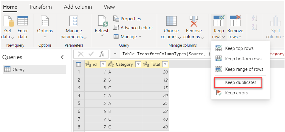 Excel Power Query Remove Duplicates Keep Latest