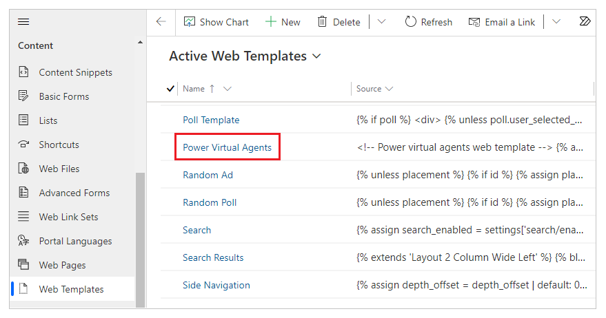 Chatbot-Webvorlage Chatbot-Webvorlage