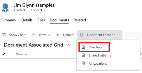 Öffnen der Registerkarte „Dokumente“ und Klicken auf OneDrive Öffnen der Registerkarte „Dokumente“ und Klicken auf OneDrive