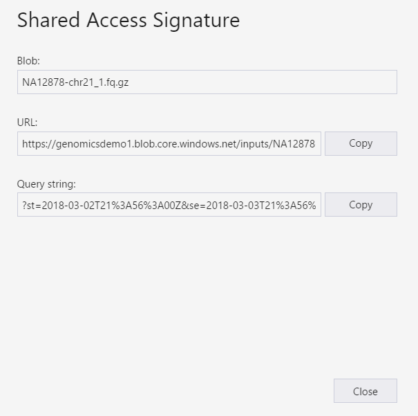 Genomics SAS Storage Explorer Genomics SAS Storage Explorer