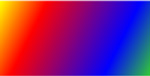 Ein diagonaler, linearer Farbverlauf