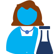 Icon for the lead data scientist user.