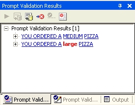 Prompt Validation results