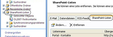 Outlook-Beschriftung für den SharePoint-Speicher