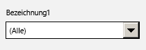 Ein Bild des Dropdownfelds "Bezeichnung" im Navigationsbereich des Office-Telemetriedashboards.