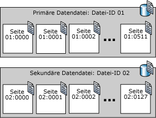 Sequenzielle Seitennummern in zwei Datendateien