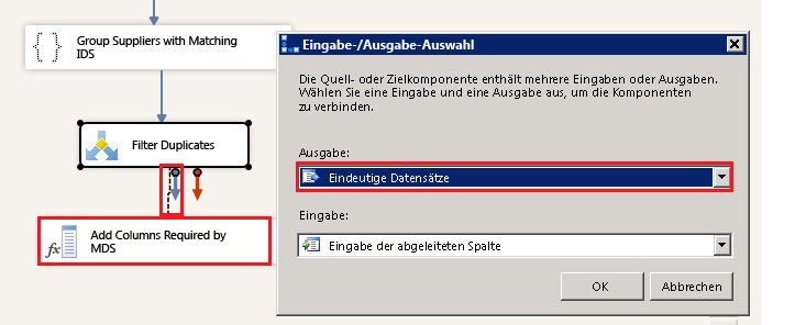 Eingabe-/Ausgabe-Auswahl (Dialogfeld)
