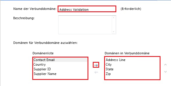 Beheben von Überprüfungsfehlern bei Verbunddomänen