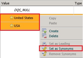 Als Synonym-Menü festlegen