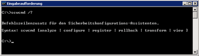 Abbildung 2 SCW-Befehlszeilentool