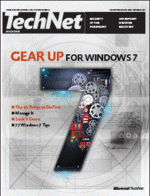 Cover for TechNet Magazine Oktober 2009